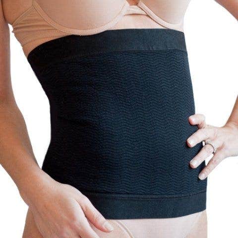 Faja Abdominal Solidea Silver Wave Negra ML-1