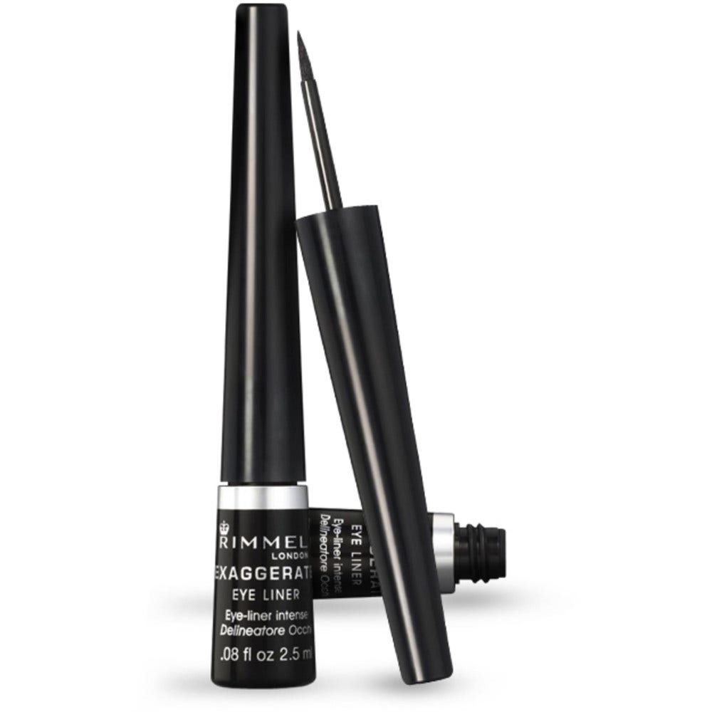Rimmel Delineador Líquido Exagerar 001 Negro 2,5ml-1