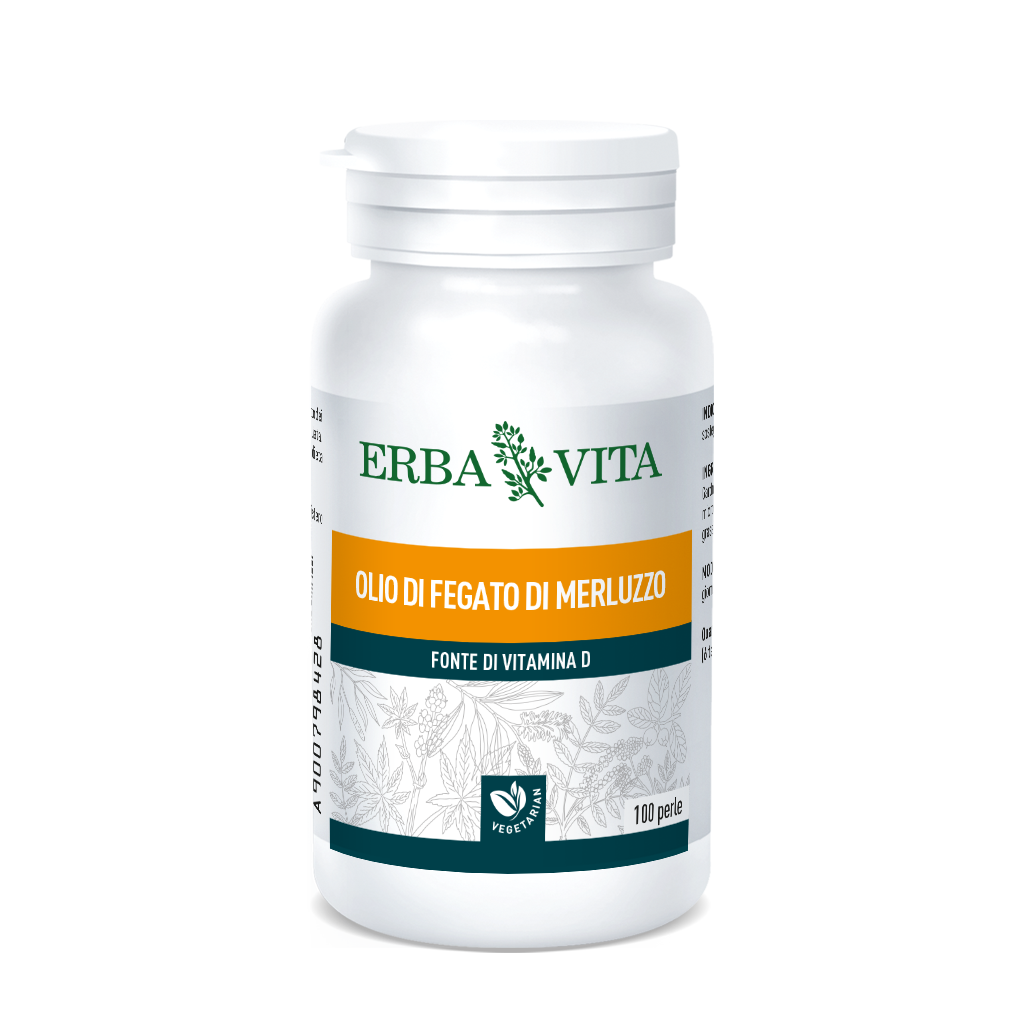 Erba Vita Aceite de Hígado de Bacalao 100 Perlas 453mg-3
