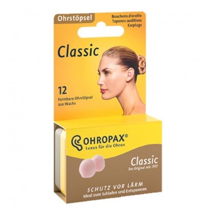 Ohropax Tapones Oidos Cera 12 Piezas-1
