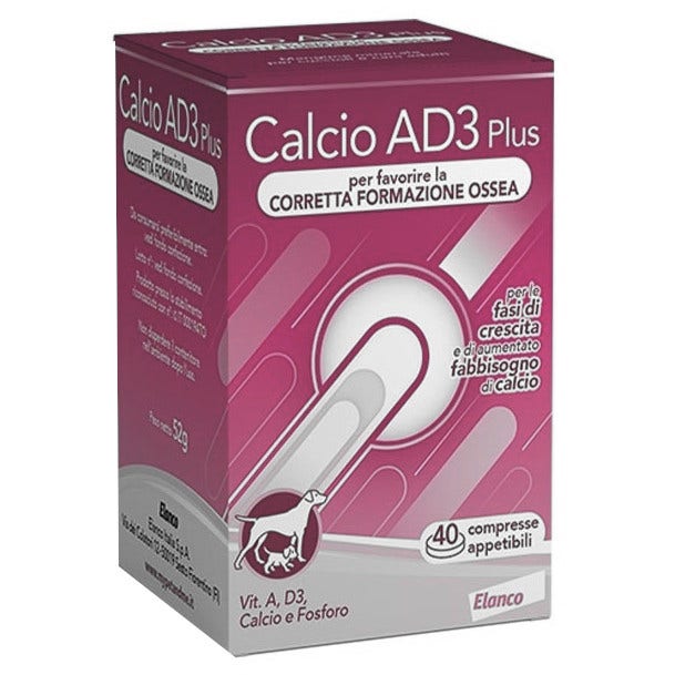 Calcium AD3 Plus Tabs Desarrollo Perros 40 Comprimidos-3