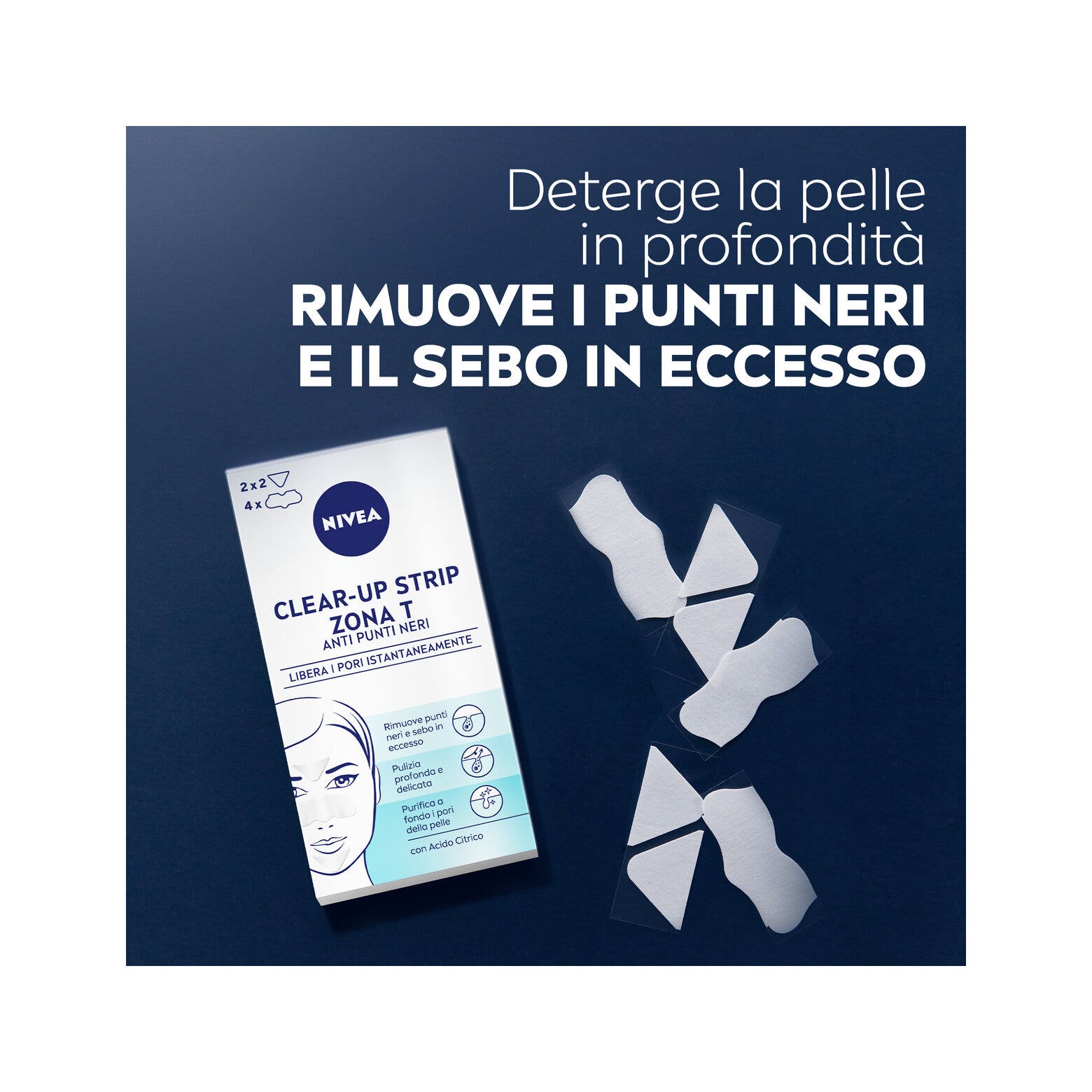 Nivea Visage Clear-up Strip 6 Piezas-2