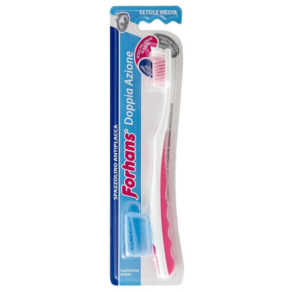 Forhans Double Action Medium Cepillo Dental Antiplaca 1 Pieza-3