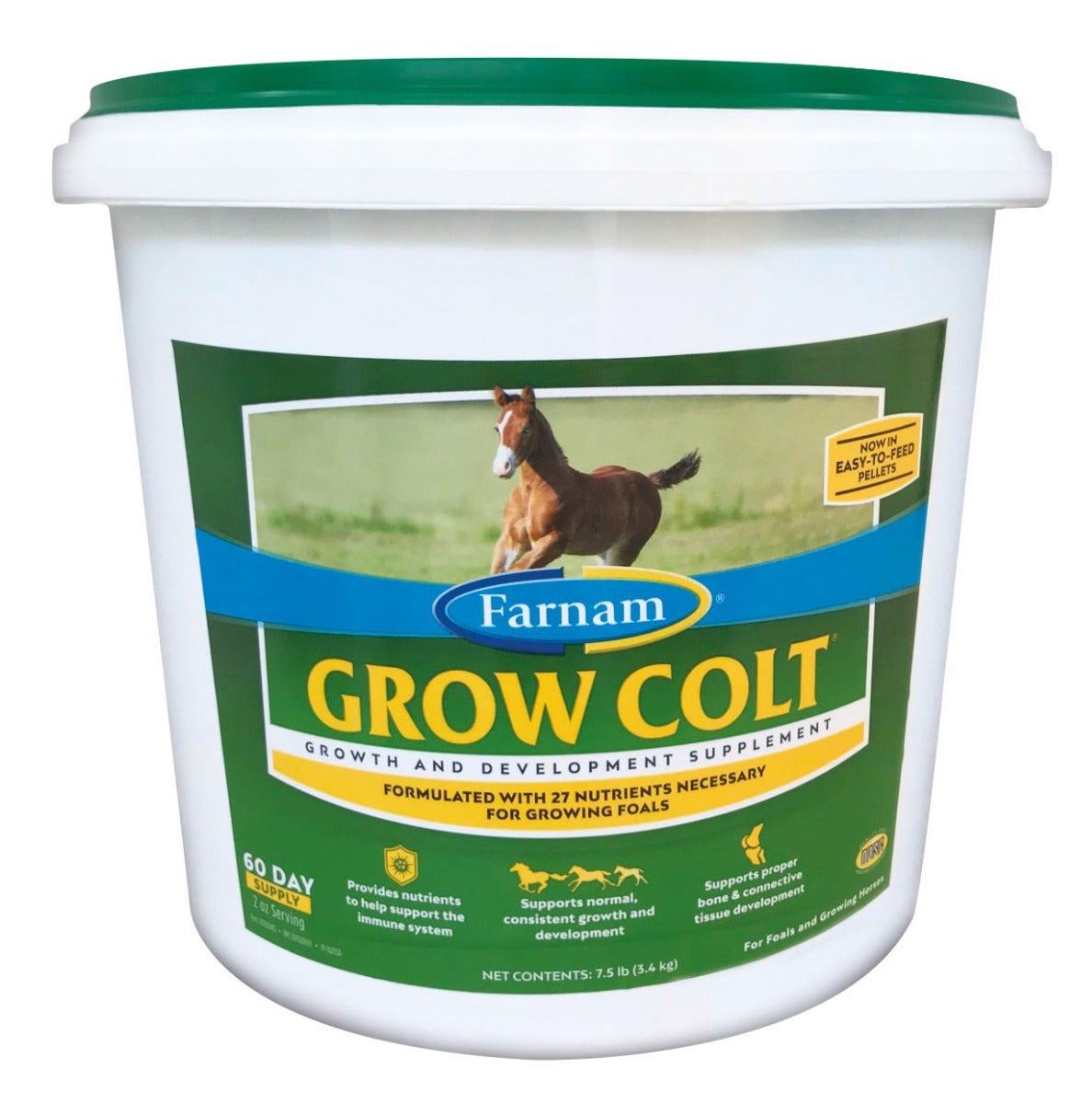 Grow Colt Pienso Complementario Para El Crecimiento De Caballos Jóvenes Cubo 9kg-1