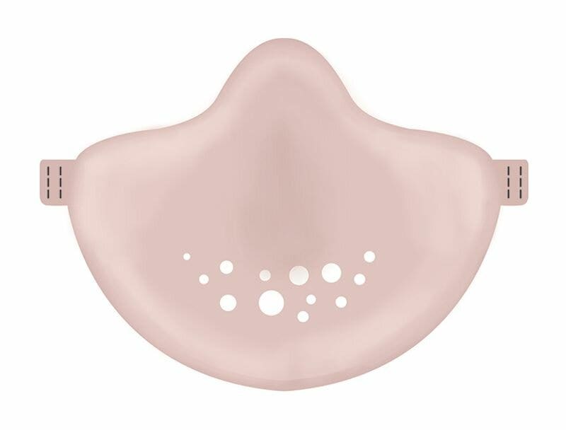 Mascarilla Lavable Ecosostenible Rosa Koziol-1