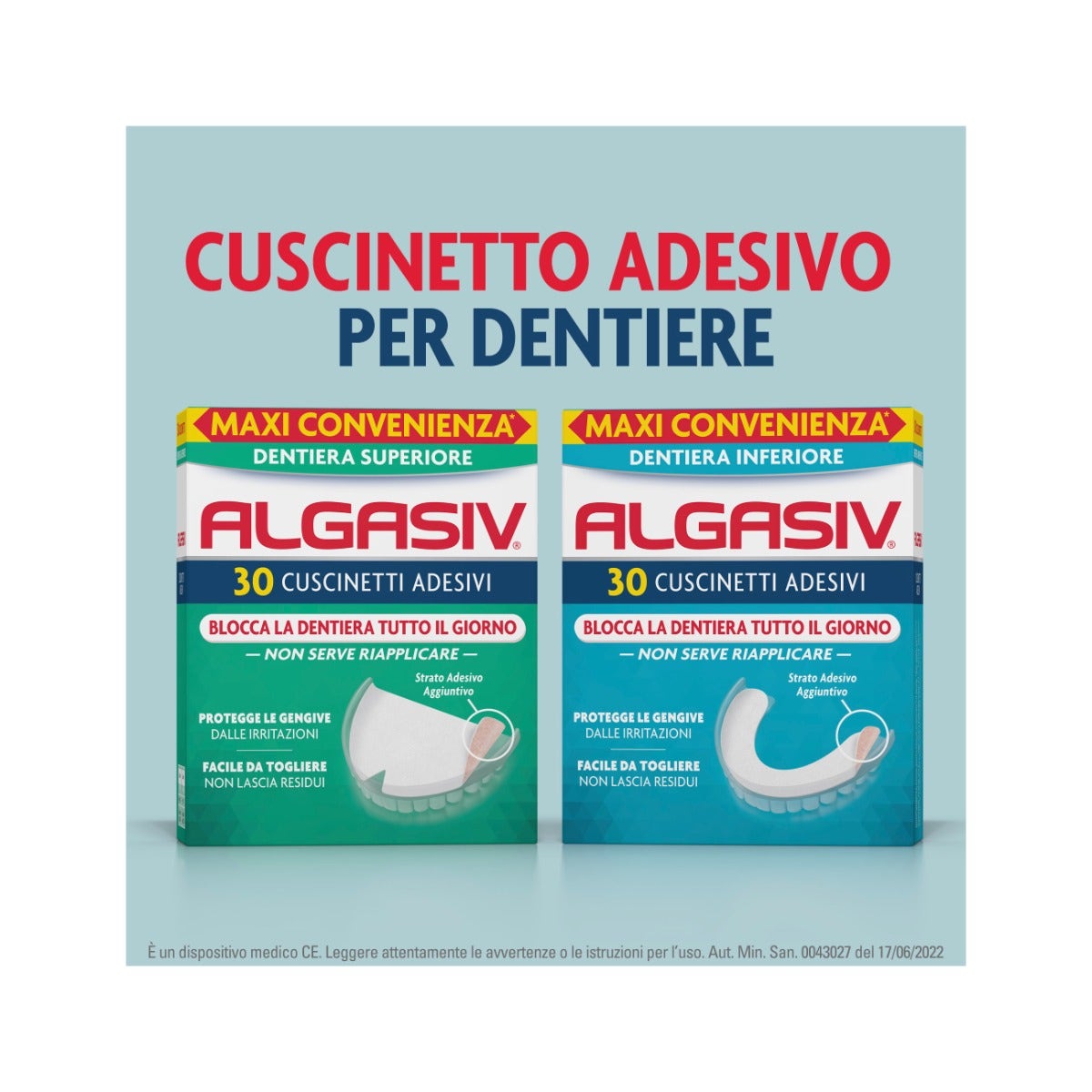 Algasiv Almohadillas Adhesivas Para Dentaduras Superiores Fijación Fuerte Todo El Día 15 Piezas-11