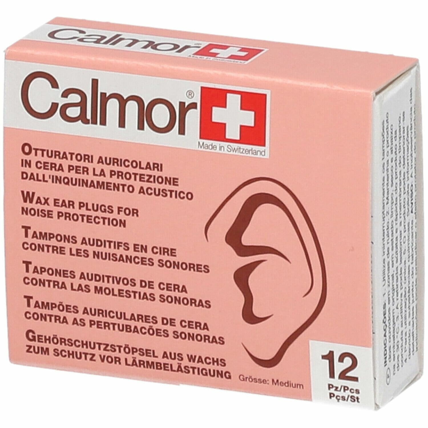 Calmor Tapones Oidos Cera 12 Piezas-2