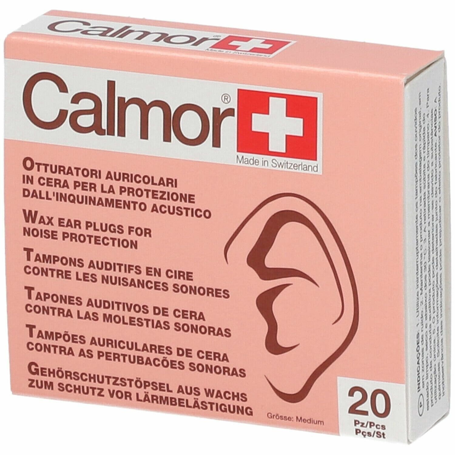 Calmor Tapones Oidos Cera 20 Piezas-2