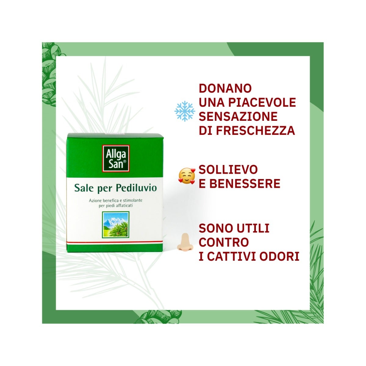 Sales de Baño para Pies Allga 100g-3