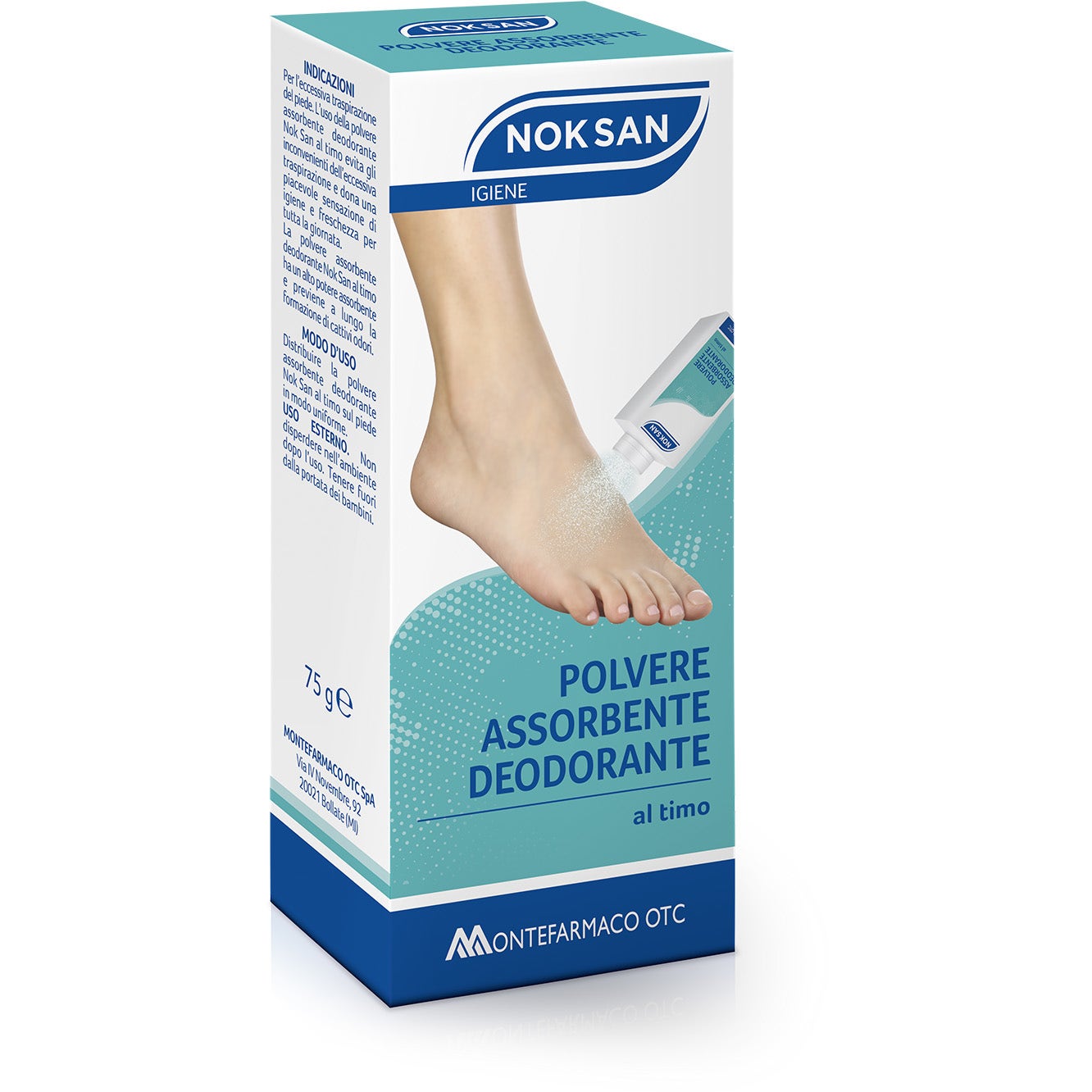 Noksan Desodorante en Polvo Absorbente 75g-2
