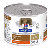 Hill's Pet Prescription Diet A/D Urgent Care con pollo, comida húmeda para perros y gatos, 200 g
