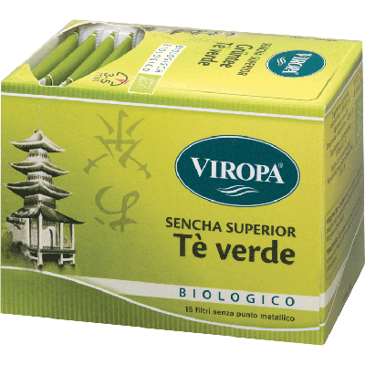 Viropa Té Verde Sencha Superior Bio 15 Filtros-2