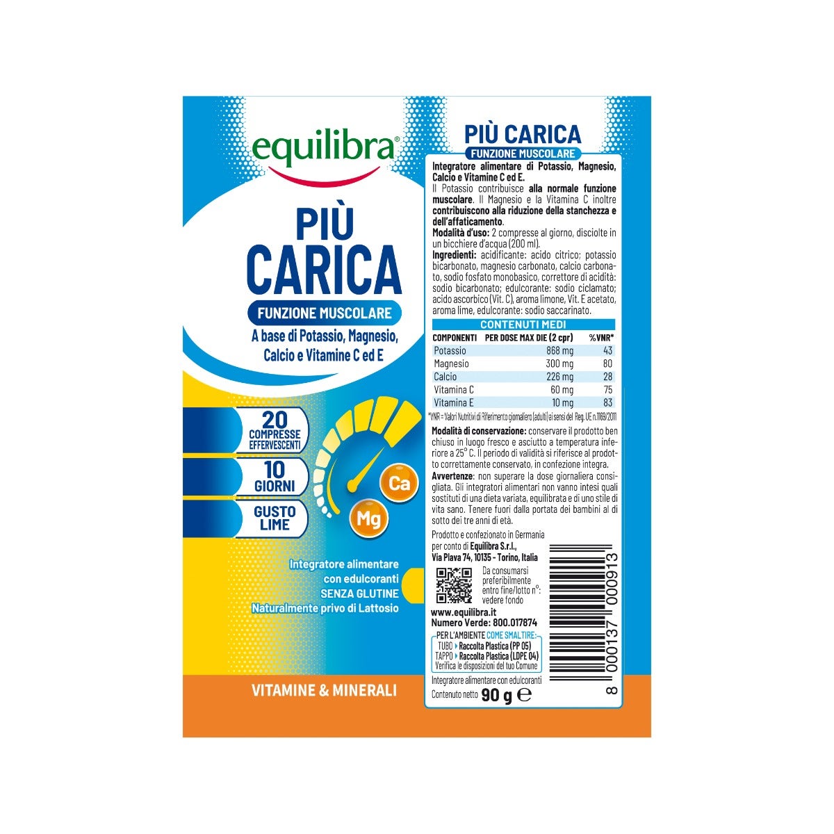 Balances Plus Charge Sabor Lima 20 Comprimidos Efervescentes-6