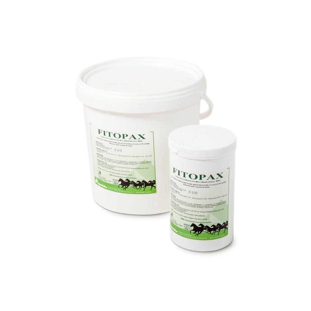Fitopax Complemento Alimento Dietético Antiestrés Para Caballos Cubo 5kg-1