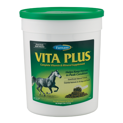 Vita Plus Pienso Complementario Integración Completa Dieta Caballo Cubo 9kg-1