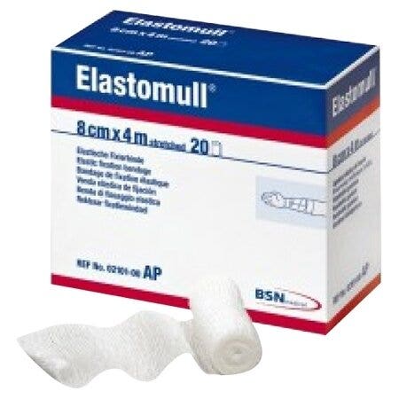 Venda Elástica Autoadhesiva Elastomull Haft Azul 8x400cm-1