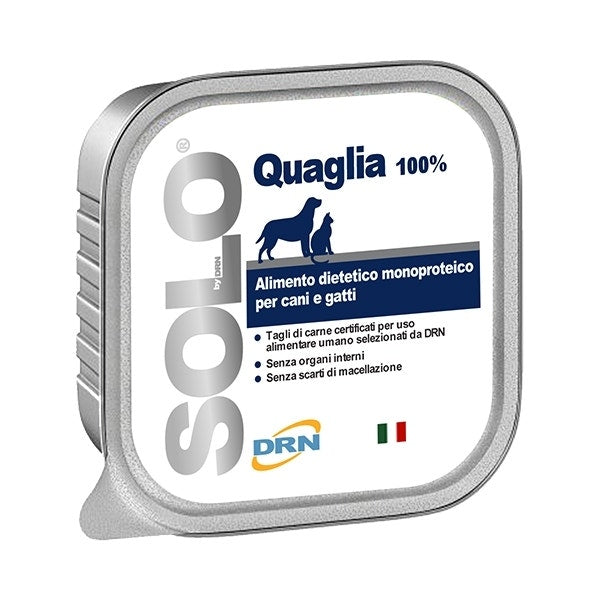Drn Solo Quail Alimento Húmedo Dietético Monoproteico para Perros / Gatos 100g-2