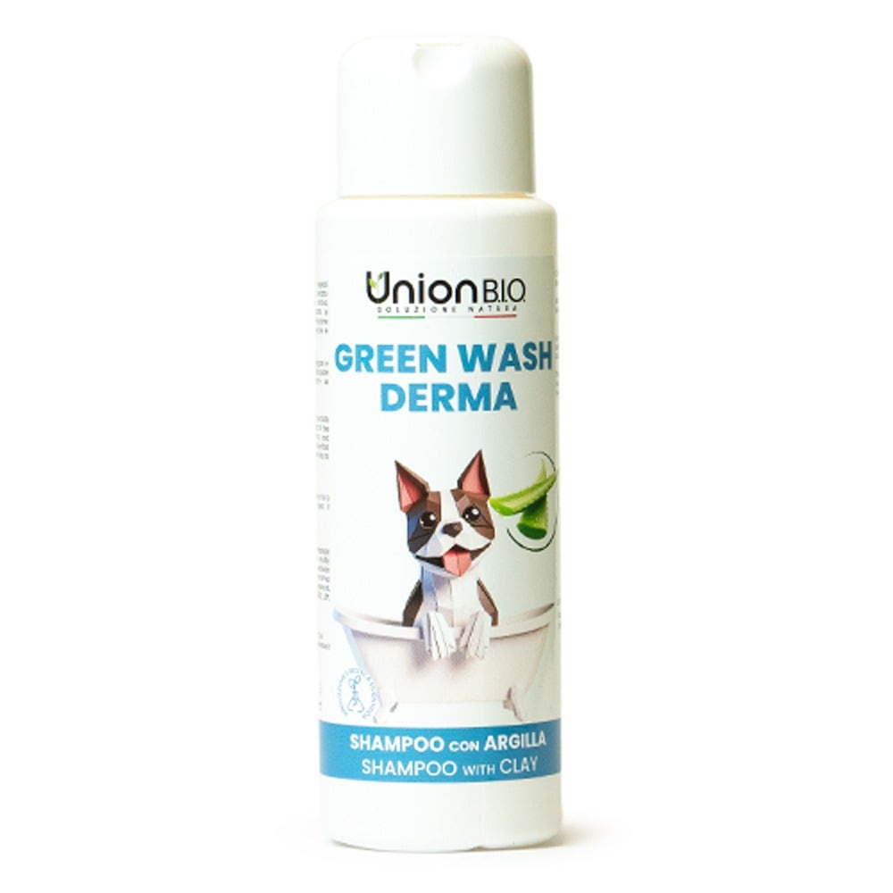 Union Bio Green Wash Derma Champú Con Arcilla Para Perros 250ml-3