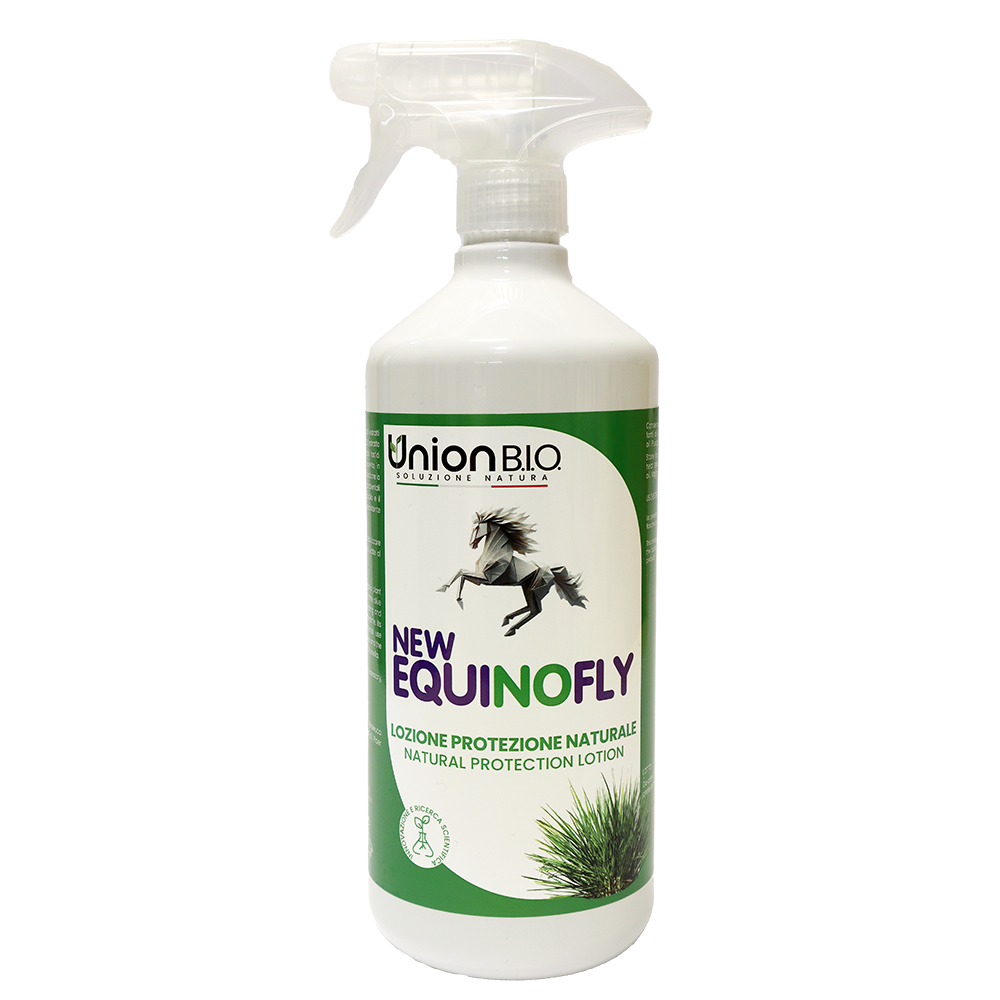 Nueva solución natural Equnofly para insectos molestos para caballos 1 litro-3