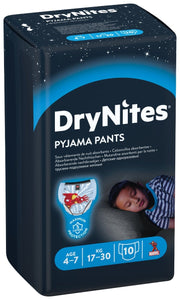 Huggies Drynites Pantalón Pijama Niño 17-30kg 4-7 Años 10 Piezas-2