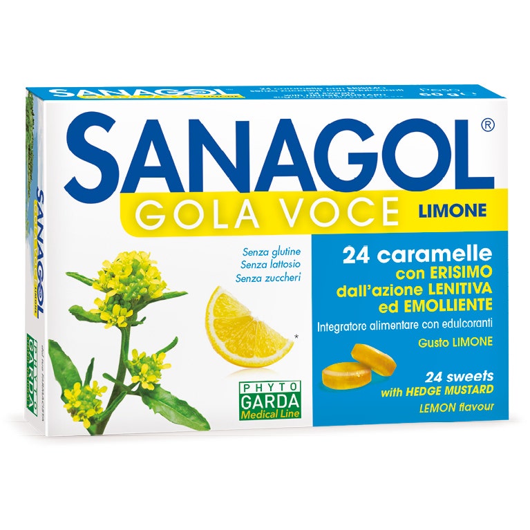 Sanagol Garganta Item Sin Azúcar Limón 24 Caramelos-6