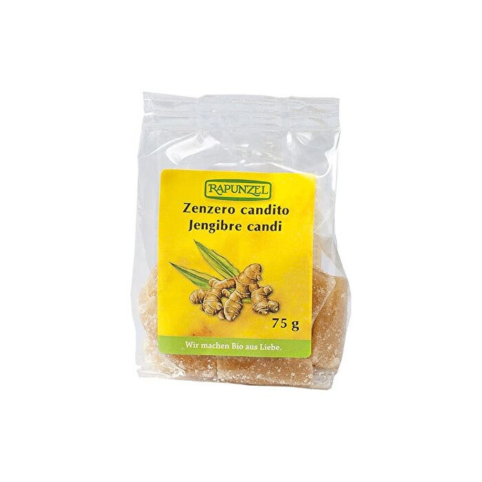 Rapunzel Jengibre Confitado Ecológico 75g-2