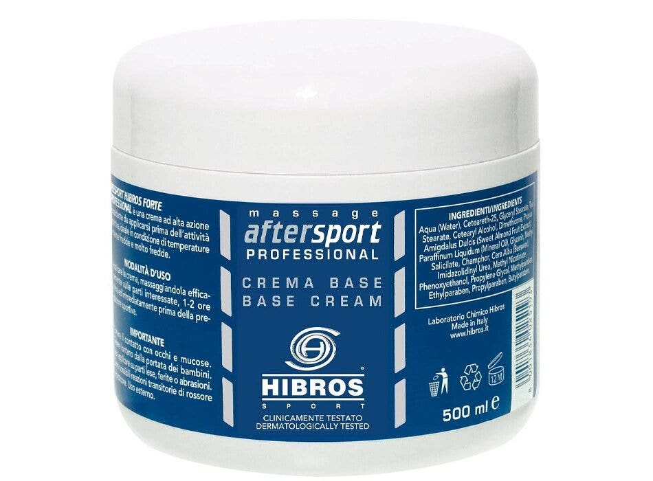Hibros Crema Base Masaje Aftersport 500ml-1