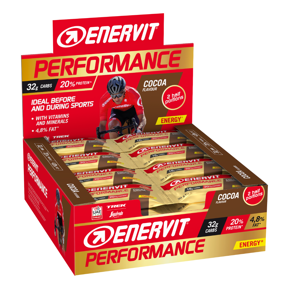 Enervit Power Sport Doble Cacao 2 Barritas 30g-5