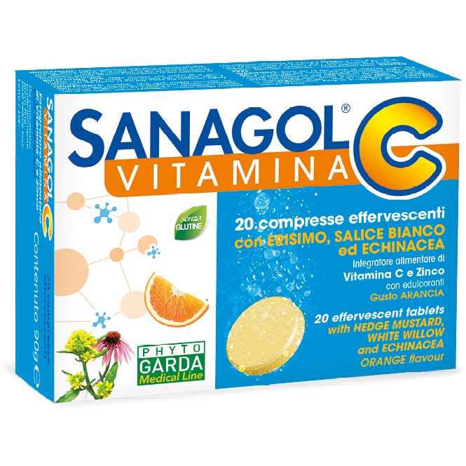 Sanagol Vitamina C 20 Comprimidos Efervescentes-2