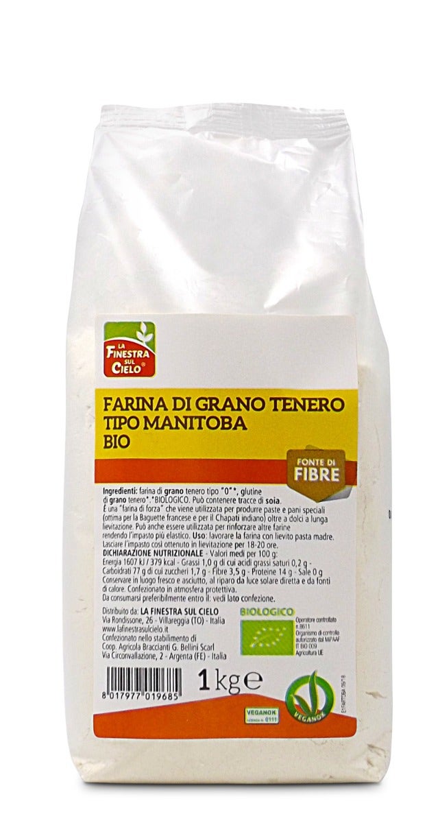 HARINA DE TRIGO MANITOBA 1KG BIO-2