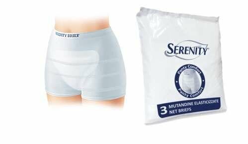 Serenity Panty Comfort Panty De Malla Para Incontinencia Talla L 3 Piezas-1