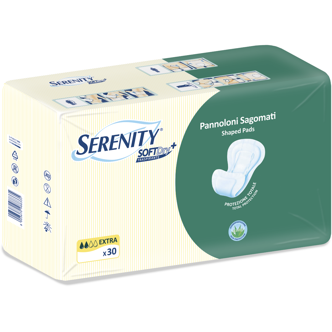 Pañales Serenity Soft Dry Extra Shaped 30 Piezas-1