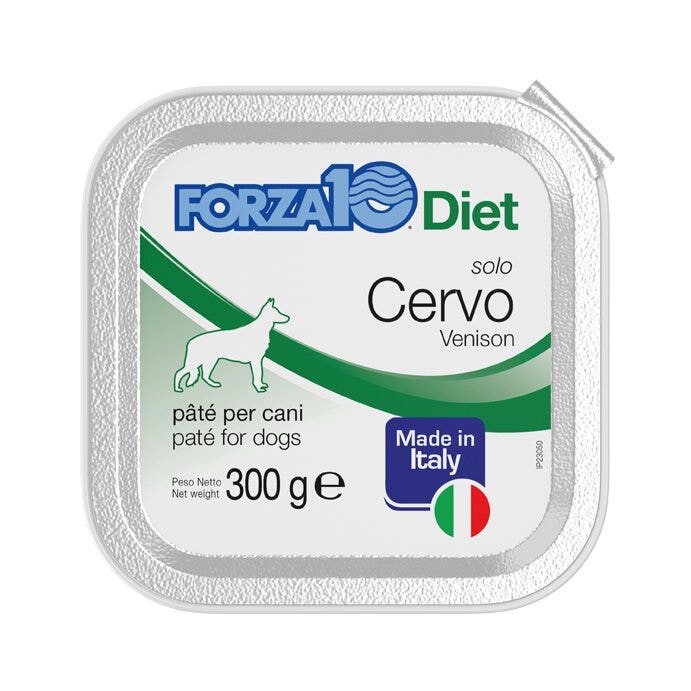 Forza10 Solo Diet Paté De Venado Para Perros Adultos Tarrina 300g-1