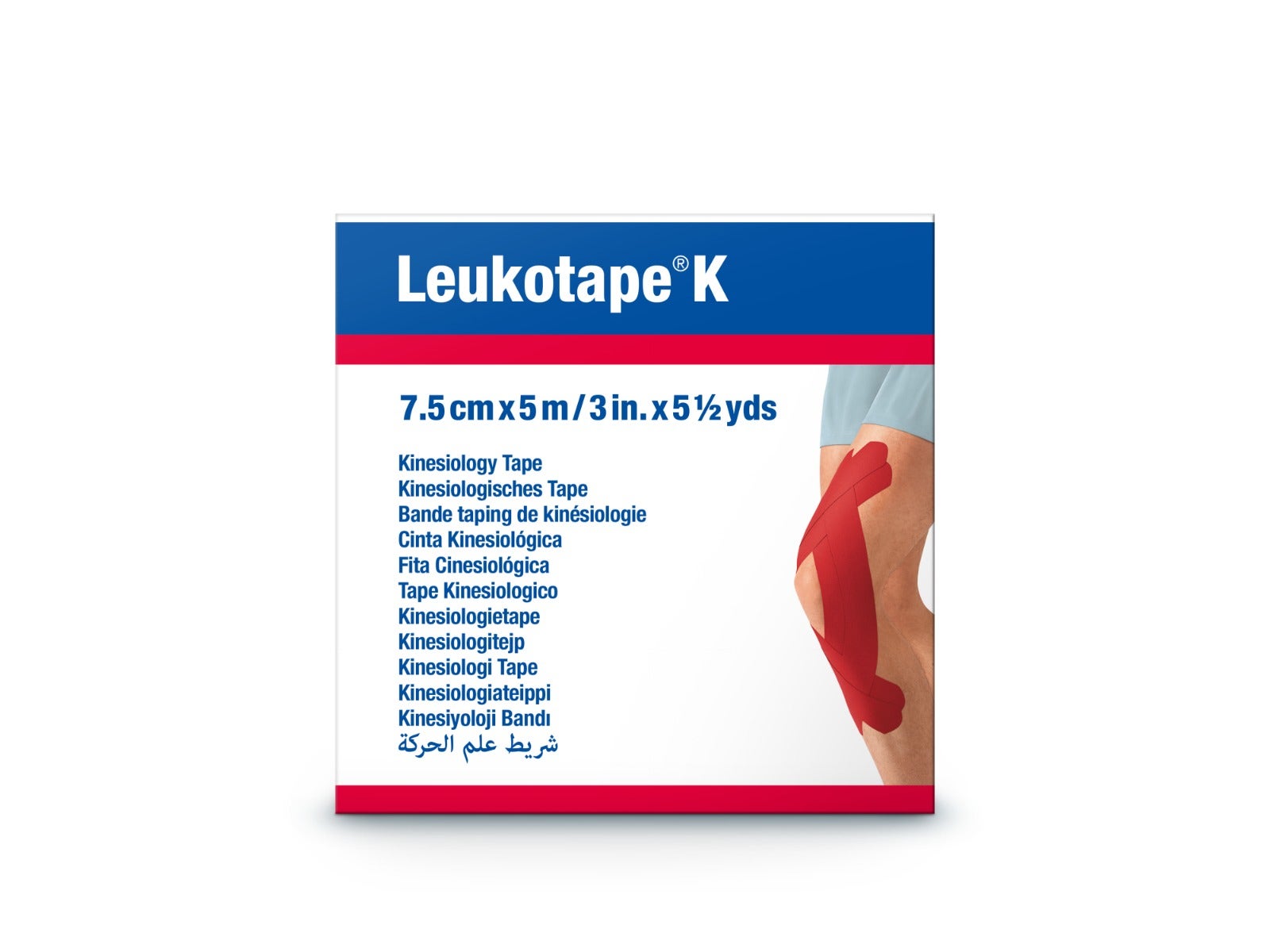 Leukotape K Taping Vendaje Adhesivo 5mx7,5cm Rojo 1 Rollo-2
