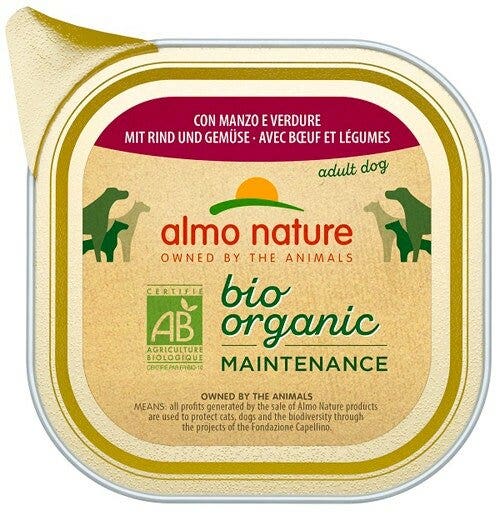 Almo Nature Daily Menu Comida Húmeda Ecológica Carne y Verduras para Perros Adultos Tarrina 100g-2