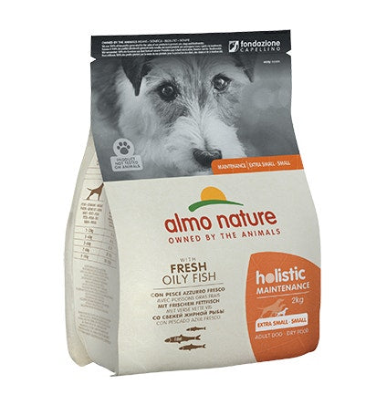 Almo Nature Mantenimiento Holístico Croquetas De Pescado Perros Adultos Mini Y Tamaño Pequeño Bolsa 2kg-2