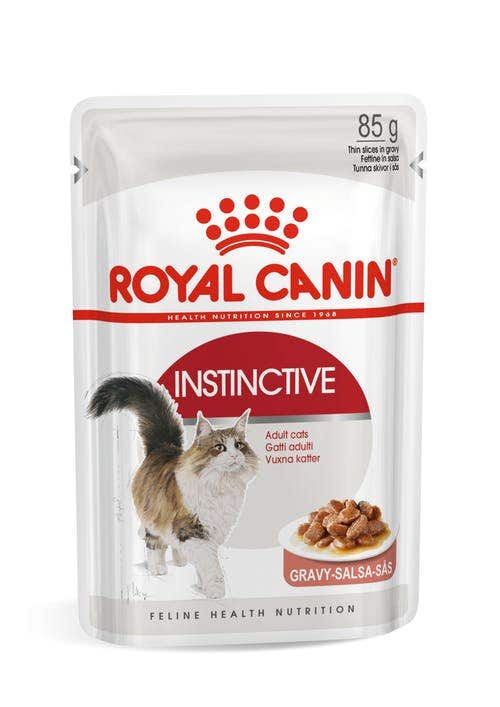 Royal Canin Feline Instinctive Salsa Húmeda Para Gatos Adultos Sobre 85g-1