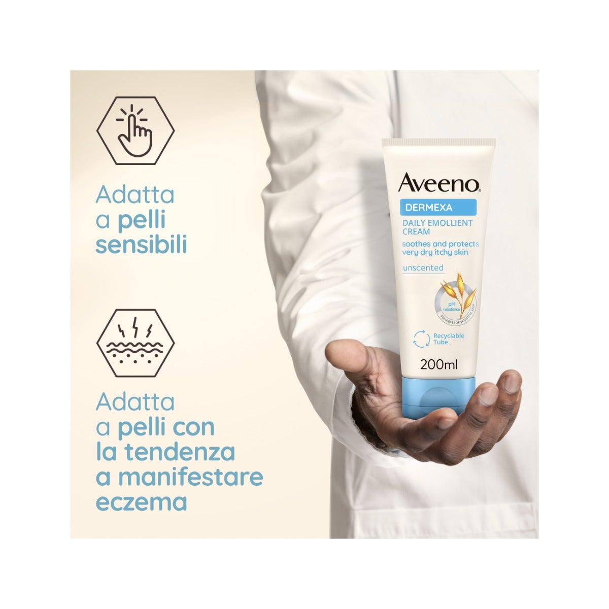 Aveeno Dermexa Crema Emolliente 200 ml-16