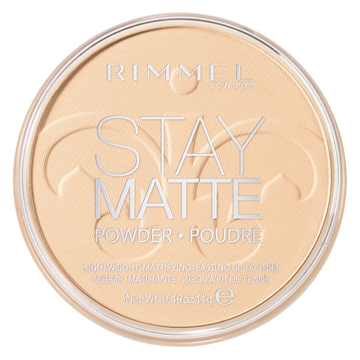 Rimmel Compact Powder Stay Matte Shades 001 Transparente 14g-1