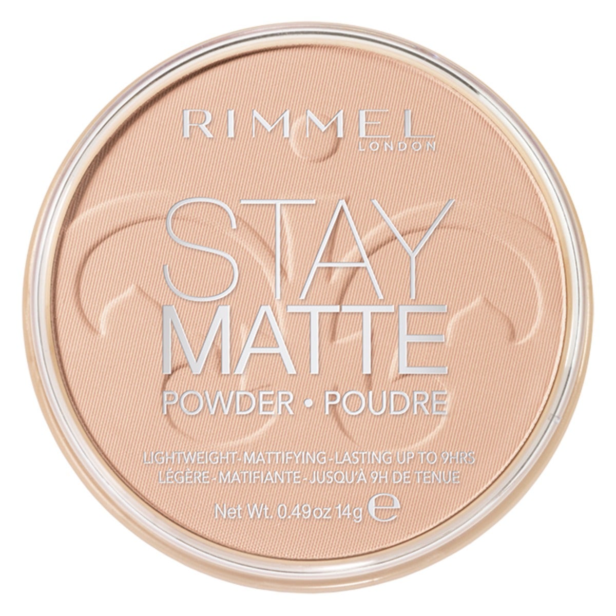 Rimmel Polvo compacto Stay Matte Shades 003 Peach Glow 14g-1