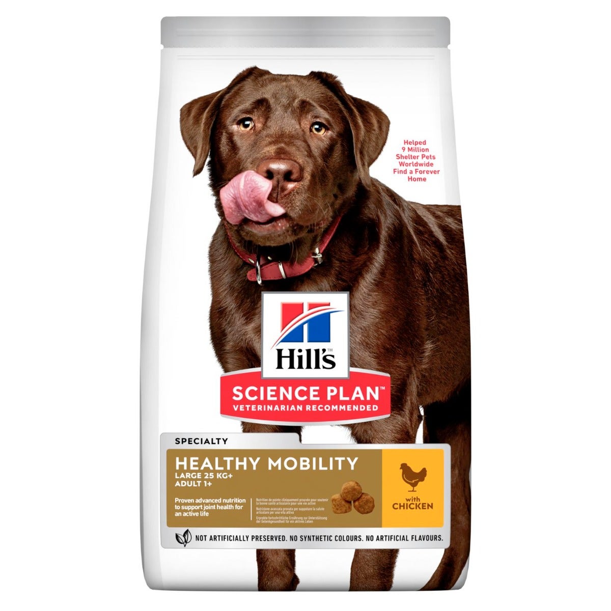Hill's Science Plan Healthy Mobility Croquetas de Pollo para Perros Adultos Tamaño Grande Bolsa 12kg-2