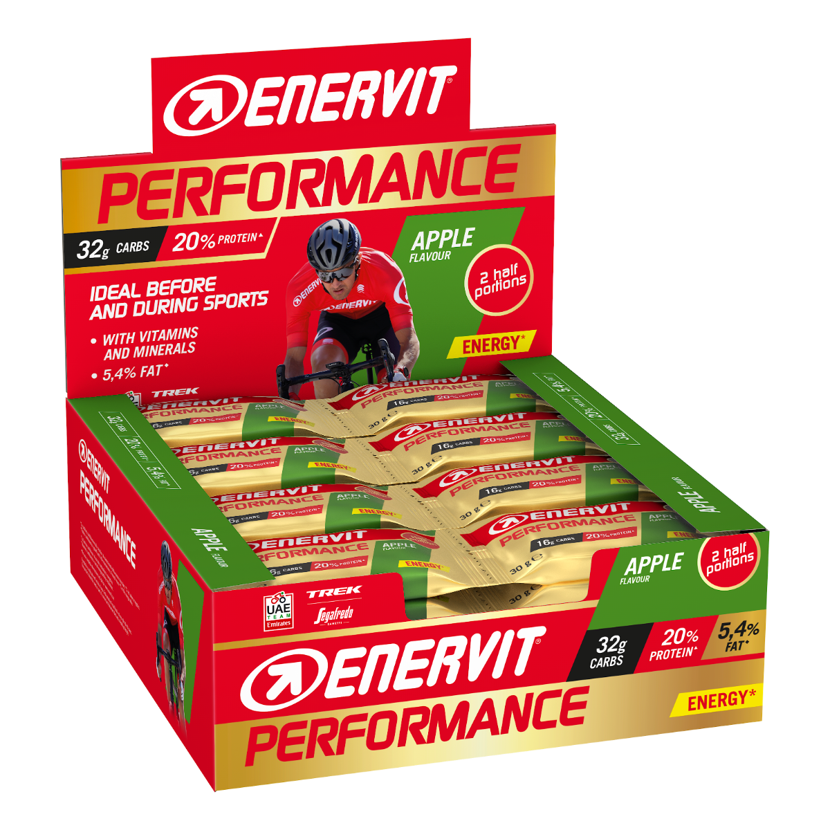 Enervit Power Sport Manzana 2 Barritas 30g-5
