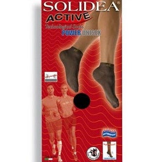 Solidea Active Power Unisex Mini Medias Negras Talla M 1 Par-1