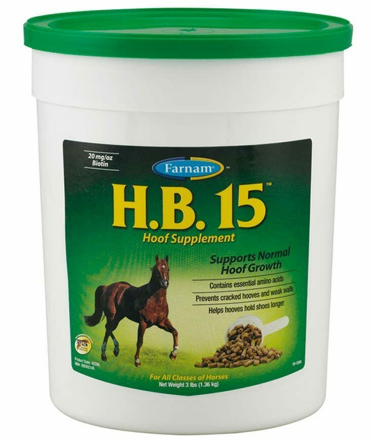 HB 15 Pienso Complementario Para Caballos Pezuñas 600g-1