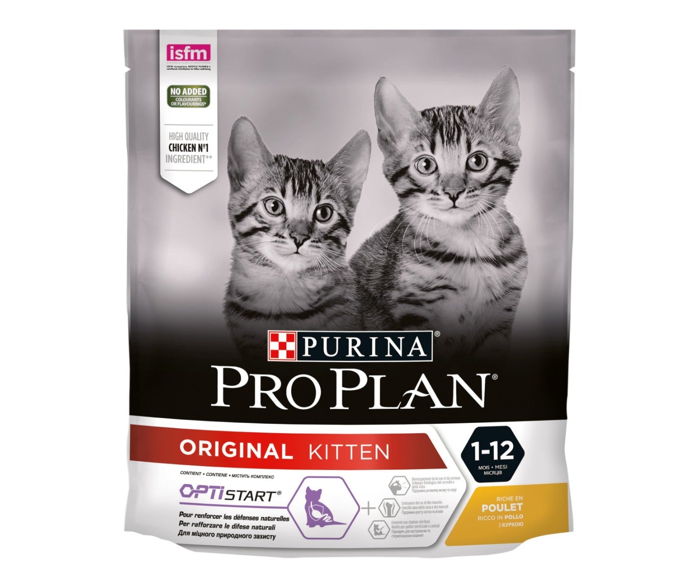 Purina Pro Plan Original Kitten Cat Croquetas En Pollo Bolsa 400g-1