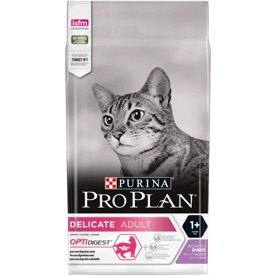 Purina Pro Plan Delicate Gato Croquetas Pavo Bolsa 1,5kg-2