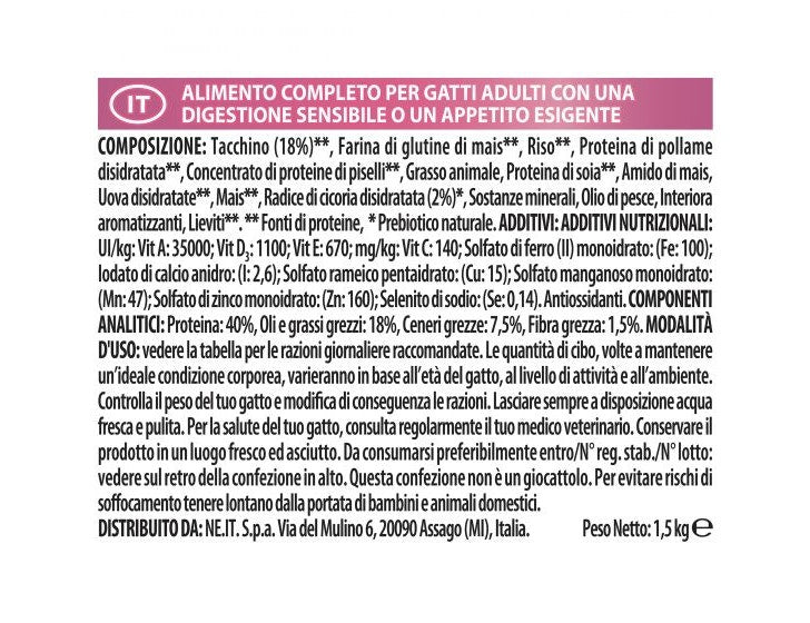 Purina Pro Plan Delicate Gato Croquetas Pavo Bolsa 1,5kg-5