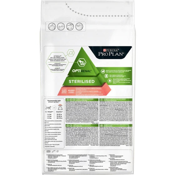 Purina Pro Plan Gato Esterilizado Croquetas Salmón Bolsa 1,5kg-3
