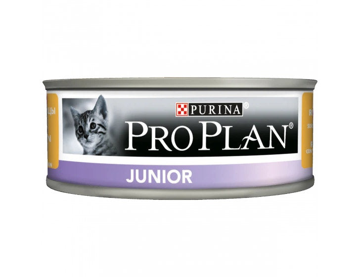 Purina Pro Plan Junior Cat Mousse De Pollo Lata 85g-2