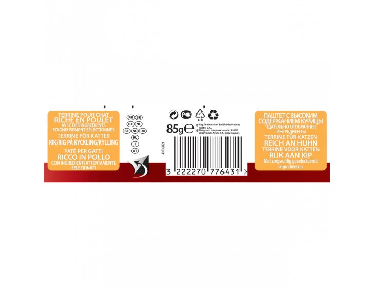 Purina Pro Plan Gato Adulto Paté Pollo Lata 85g-18